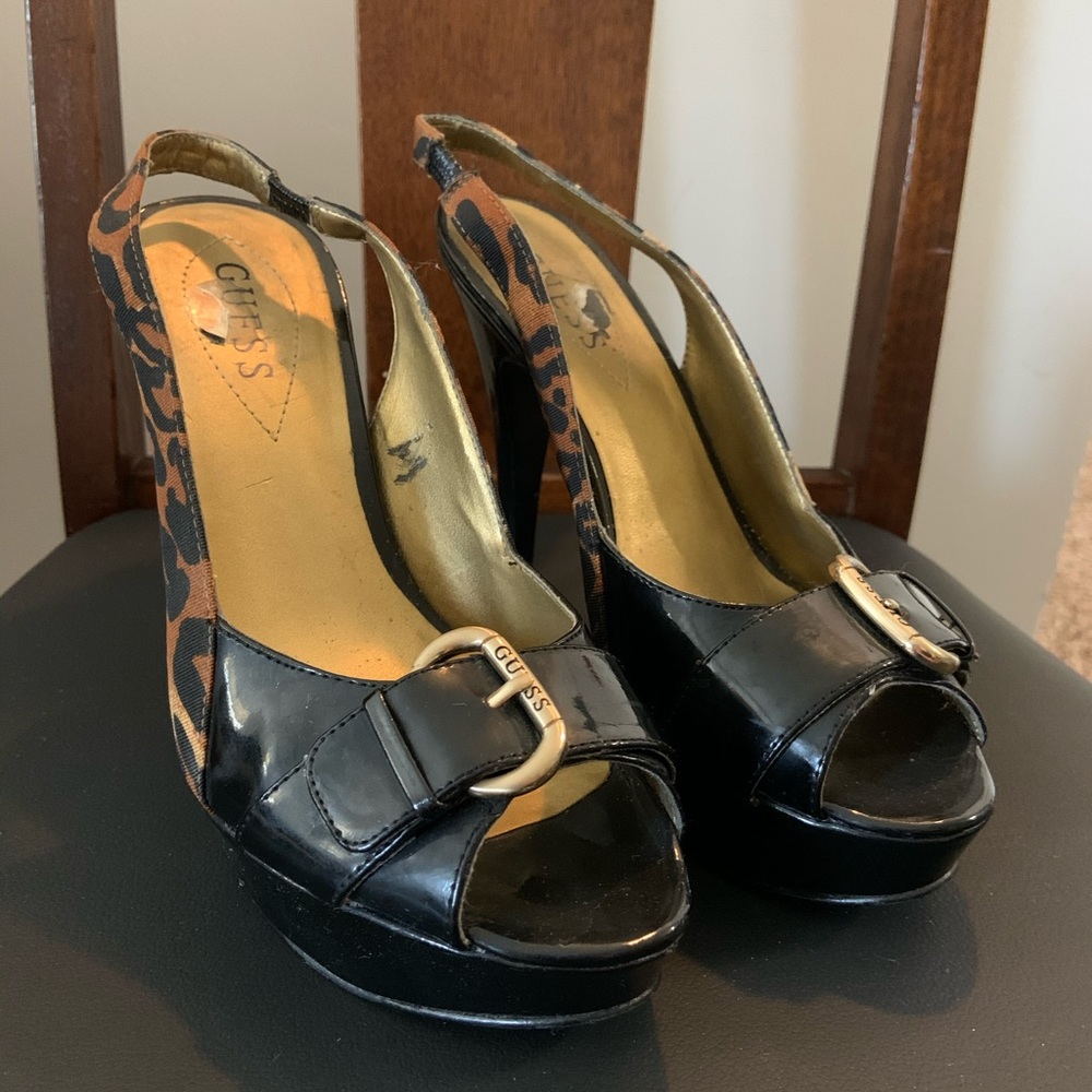 Guess Peep Toe Heels
